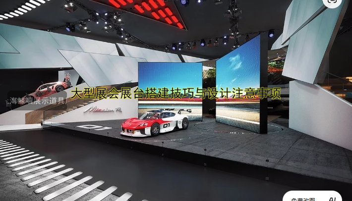 大型展会展台搭建技巧与设计注意事项