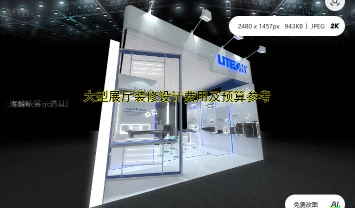 大型展厅装修设计费用及预算参考